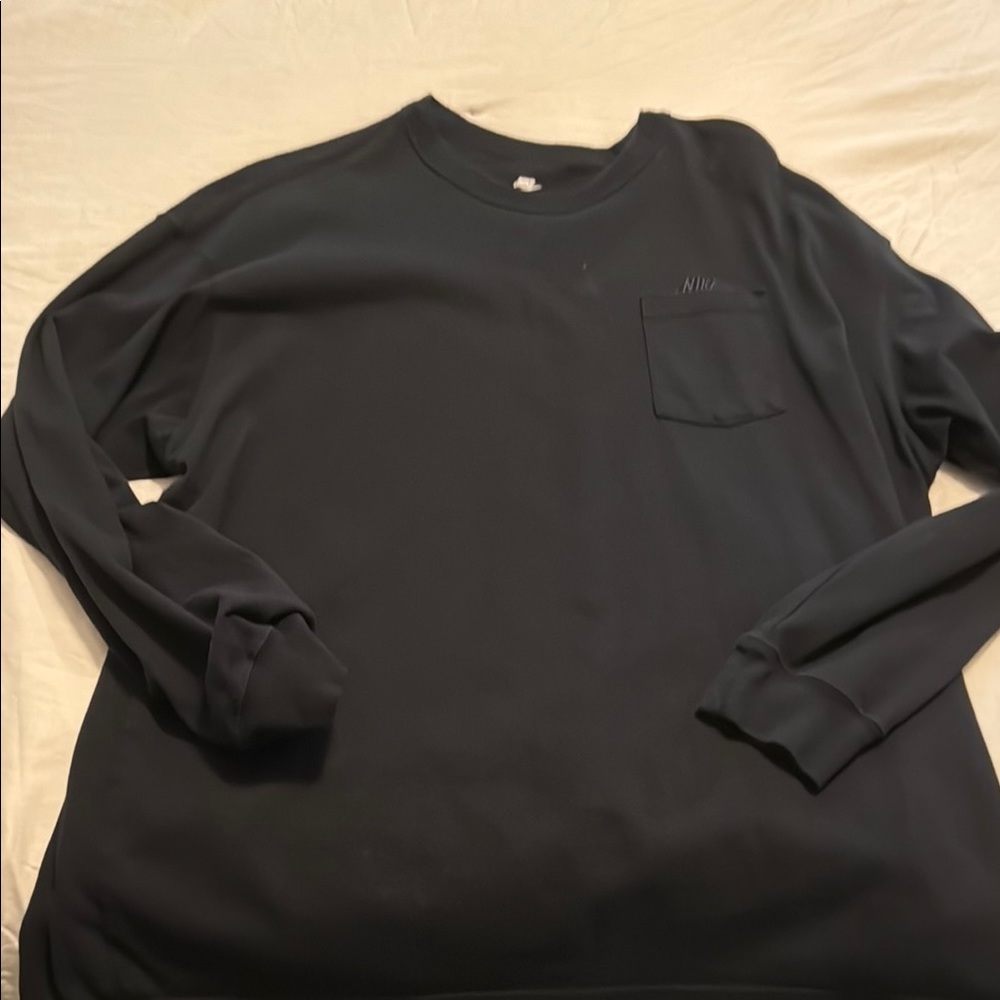 Nike Sportswear Longsleeve Men’s Loose Fit Pocket Tee XL Black